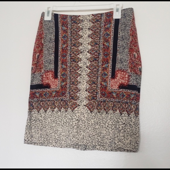 Lucky brand it line above the knee skirt floral - Picture 1 of 4